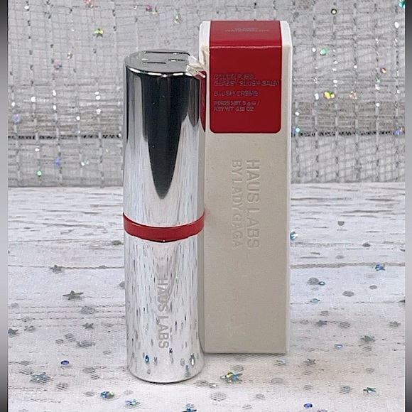 HAUS LABS Color Fuse Glassy Lip+Cheek Blush Balm Stick, Glassy Watermelon, *NIB* - Picture 1 of 4